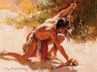 Loinclothed hobby; Obr�zek dne - the picture od the day - �awa rel -  A Fainth Sign - Roy Andersen