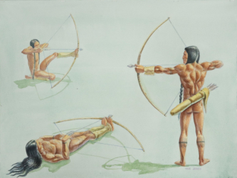 Loinclothed hobby; Obr�zek dne - the picture od the day - �awa rel -  Karankawa Archers - Tom Jones