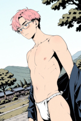 Loinclothed hobby; Obr�zek dne - the picture od the day - �awa rel -  Anime & rokushaku