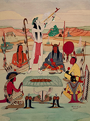 Loinclothed hobby; Obr�zek dne - the picture od the day - �awa rel - Cheyenne Medicine Bundle Opening - Wah-Pah-Nah-Yah