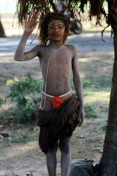 Loinclothed hobby; Obr�zek dne - the picture od the day - �awa rel -  Young Sadhu