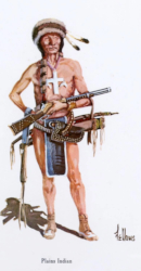 Loinclothed hobby; Obr�zek dne - the picture od the day - �awa rel -  Winchester Plains Indian ~ 1866- Fred Fellows