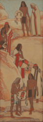 Loinclothed hobby; Obr�zek dne - the picture od the day - �awa rel -  Mountainman � Figure Study ~ 1904 - Francis Luis Mora