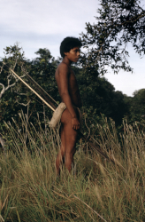 Loinclothed hobby; Obr�zek dne - the picture od the day - �awa rel -  Ind�gena cuiva con arco y flecha