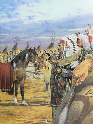 Art Giorgio Bacchin ~ A Cheyenne