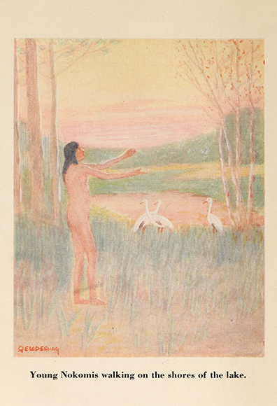 Art of Edwin Willard Deming ~  Manabozho, the Indian's story of Hiawatha