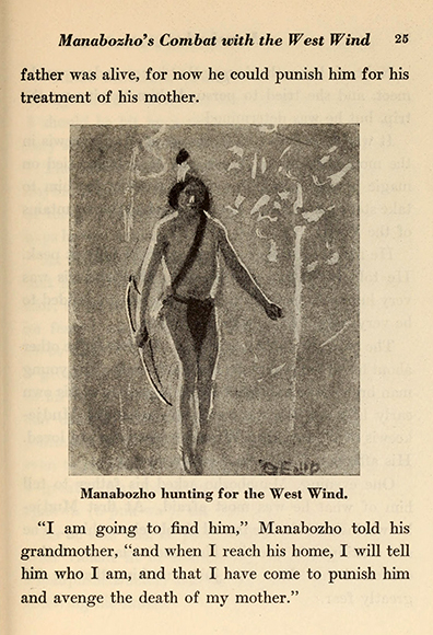 Art of Edwin Willard Deming ~  Manabozho, the Indian's story of Hiawatha