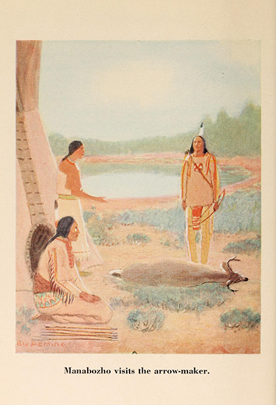 Art of Edwin Willard Deming ~  Manabozho, the Indian's story of Hiawatha