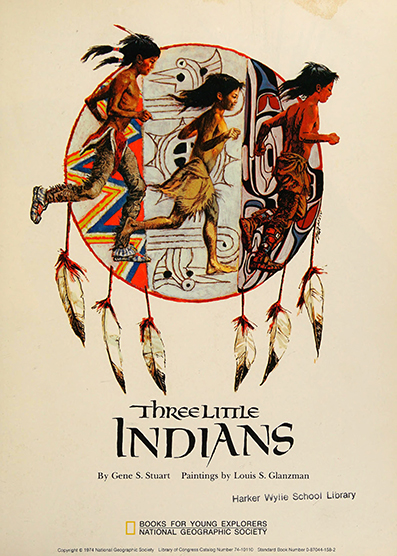 Three Little Indians, Book by Gene S. Stuart, Art of  Louis Glanzman