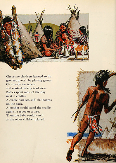 Three Little Indians, Book by Gene S. Stuart, Art of  Louis Glanzman