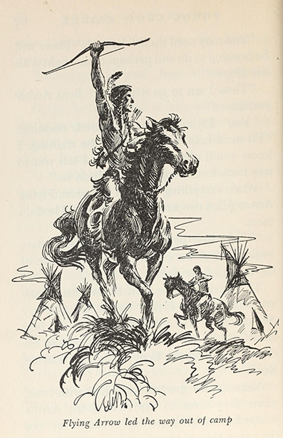 Young Crow raider -  Francis Lynde Kroll, illustrated by Charles H. Geer