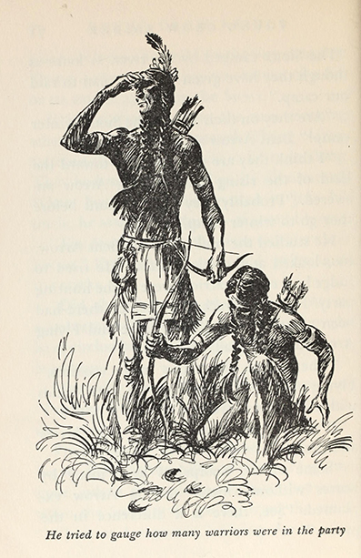 Young Crow raider -  Francis Lynde Kroll, illustrated by Charles H. Geer