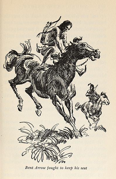 Young Crow raider -  Francis Lynde Kroll, illustrated by Charles H. Geer