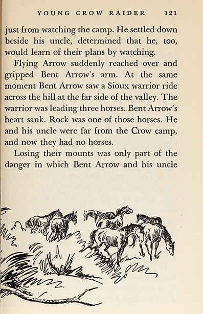 Young Crow raider -  Francis Lynde Kroll, illustrated by Charles H. Geer