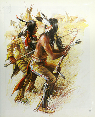 Native Americans: the life and culture of the North American Indian ~ Norman Bancroft-Hunt, illustrated by Michael Codd