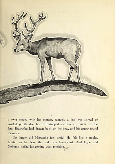 The story of Hiawatha; adapted from Longfellow - Allen  Chaffee - art by Armstrong  Sperry