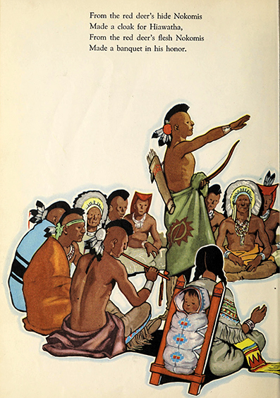 The story of Hiawatha; adapted from Longfellow - Allen  Chaffee - art by Armstrong  Sperry