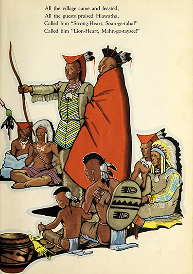 The story of Hiawatha; adapted from Longfellow - Allen  Chaffee - art by Armstrong  Sperry