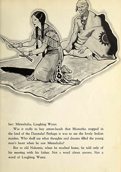 The story of Hiawatha; adapted from Longfellow - Allen  Chaffee - art by Armstrong  Sperry