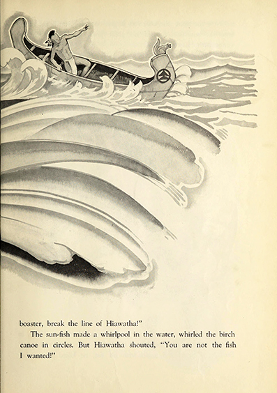 The story of Hiawatha; adapted from Longfellow - Allen  Chaffee - art by Armstrong  Sperry