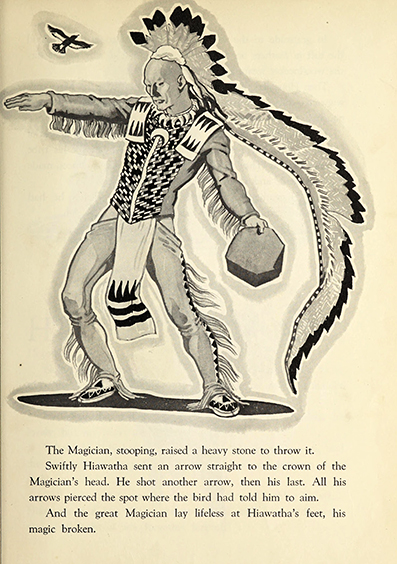 The story of Hiawatha; adapted from Longfellow - Allen  Chaffee - art by Armstrong  Sperry