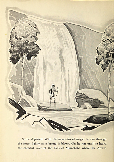 The story of Hiawatha; adapted from Longfellow - Allen  Chaffee - art by Armstrong  Sperry