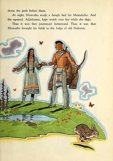 The story of Hiawatha; adapted from Longfellow - Allen  Chaffee - art by Armstrong  Sperry