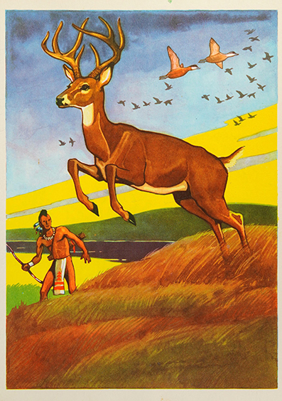 The story of Hiawatha; adapted from Longfellow - Allen  Chaffee - art by Armstrong  Sperry