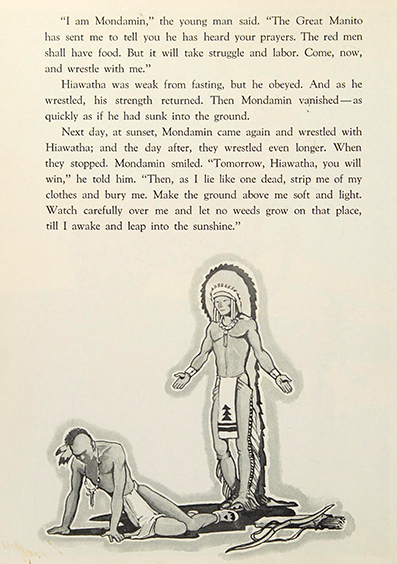 The story of Hiawatha; adapted from Longfellow - Allen  Chaffee - art by Armstrong  Sperry