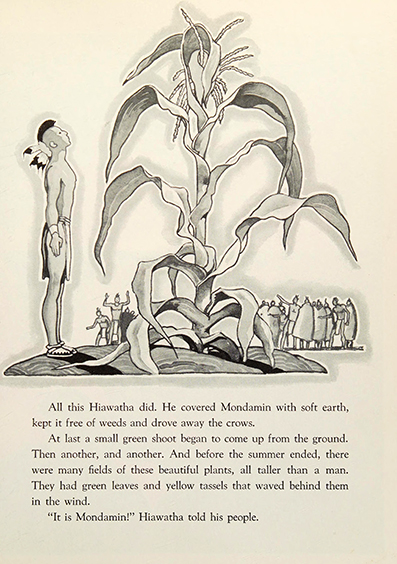 The story of Hiawatha; adapted from Longfellow - Allen  Chaffee - art by Armstrong  Sperry