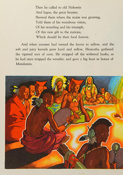 The story of Hiawatha; adapted from Longfellow - Allen  Chaffee - art by Armstrong  Sperry