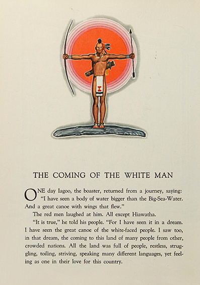 The story of Hiawatha; adapted from Longfellow - Allen  Chaffee - art by Armstrong  Sperry