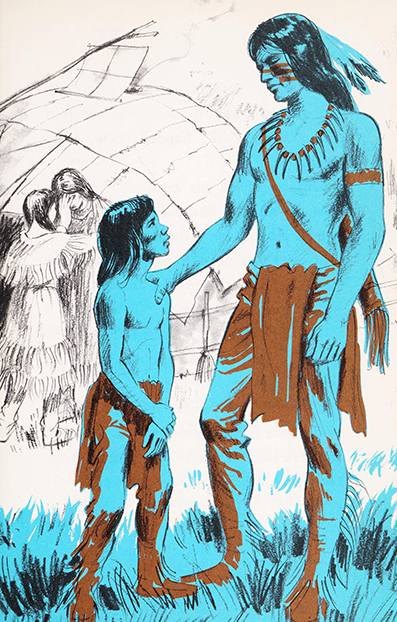 Tecumseh, Shawnee warrior ~ statesman ~ by James McCague ~ art / illustrated by   Victor Dowd