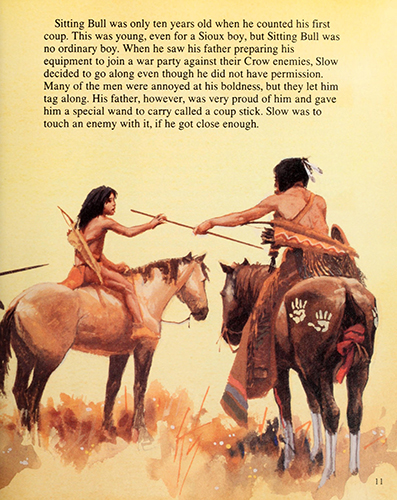 Sitting Bull ~ by Herman J. Viola ~ art / illustrated by   Charles Shaw