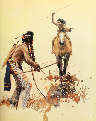 Sitting Bull ~ by Herman J. Viola ~ art / illustrated by   Charles Shaw