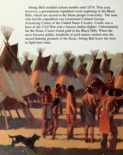 Sitting Bull ~ by Herman J. Viola ~ art / illustrated by   Charles Shaw