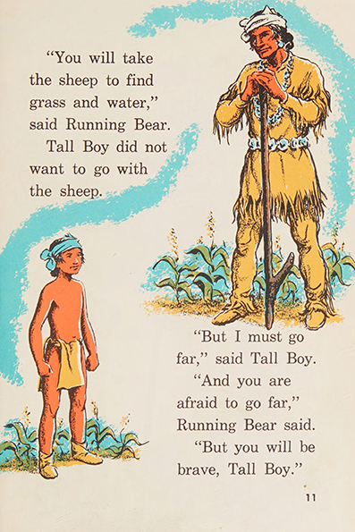 Tall boy and the coyote ~ by  Edna Walker Chandler~ art / illustrated by  Jack Merryweather