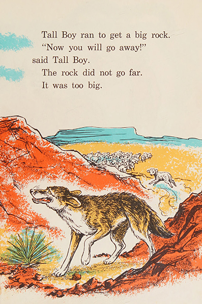 Tall boy and the coyote ~ by  Edna Walker Chandler~ art / illustrated by  Jack Merryweather