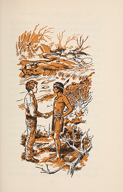 Sam Houston, friend of the Indians - Joseph Olgin, illustrated by Herbert Morton Stoops,  Boston : Houghton Mifflin ~ 1958