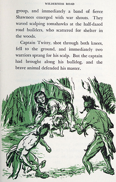 Daniel Boone,  wilderness trailblazer -  Miriam E. Mason, illustrated by Harve Stein, Boston : Houghton Mifflin ~ 1961  