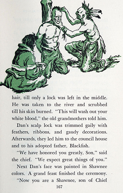 Daniel Boone,  wilderness trailblazer -  Miriam E. Mason, illustrated by Harve Stein, Boston : Houghton Mifflin ~ 1961  