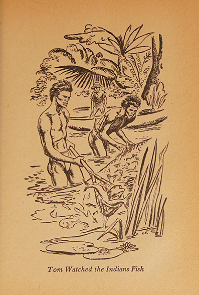 Tom Stetsonon the Trail of the Lost Tribe, by John Henry Cutler, illustrated by Ursula Koering, Whitman Publishing Company ~ 1948