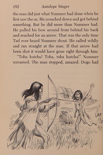 Antelope Singer, by Ruth M. Underhill, illustrated by Ursula Koering, Coward Mc-Cann, Inc. New York ~ 1965 