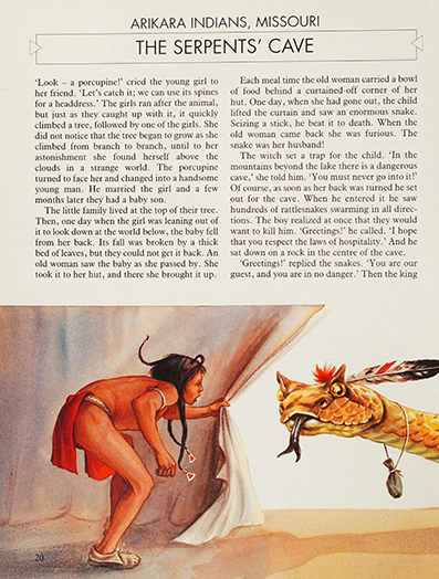 American Indians - Myths & Legends, by Alain Quesnel & Gilles Ragache, illustrated by Francois Davot, Cherrytree Books 