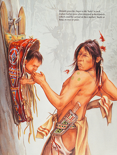 American Indians - Myths & Legends, by Alain Quesnel & Gilles Ragache, illustrated by Francois Davot, Cherrytree Books 