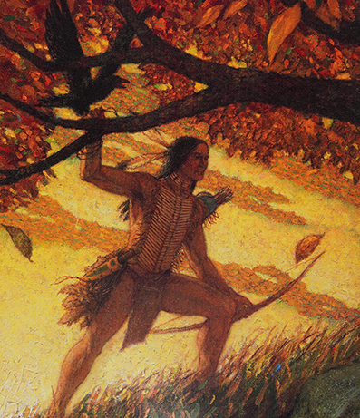 AMoonstick - The Seasons of the Sioux, by Eve Bunting, illustrated by John Sandford, New York : Joanna Cotler Books ~ 1997 