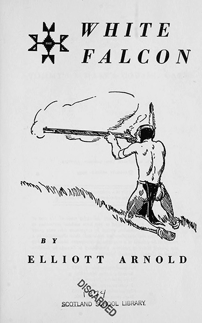 The White Falcon, by Sydney E. Fletcher, illustrated by Frederick T. Chapman,  New York, Knopf ~ 1955 