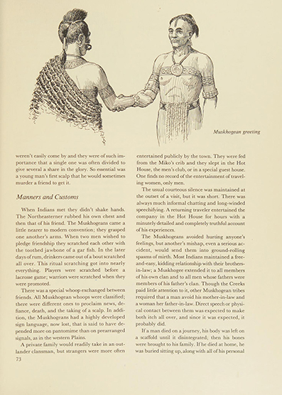 Indians, by Edwin Tunis, illustrated by Edwin Tunis, Cleveland, World Pub. Co ~ 1959 