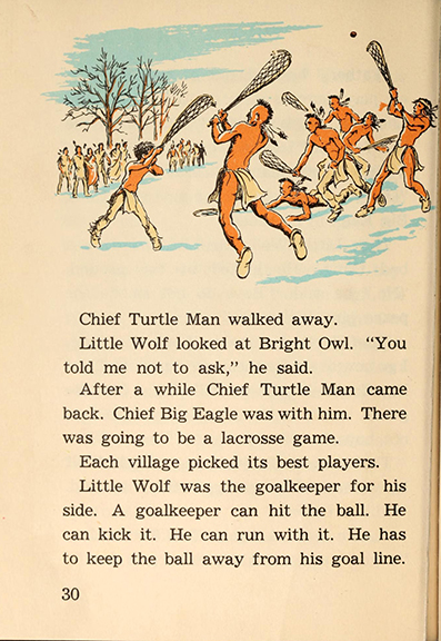 Little Wolf and the thunder stick, by Edna Walker Chandler, illustrated by Jack Merryweather,  Chicago, Benefic Press ~ 1956 