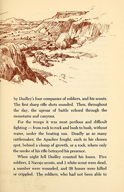 Indian wars and warriors, by Paul Iselin Wellman, ilustrace: Lorence Bjorklund<